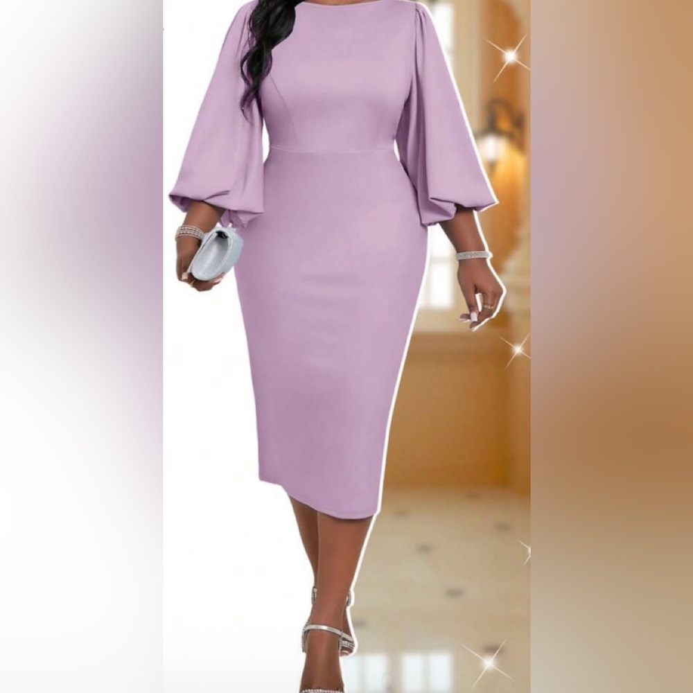 Lavender Cocktail Dress.